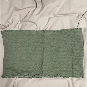 Army green tube top
